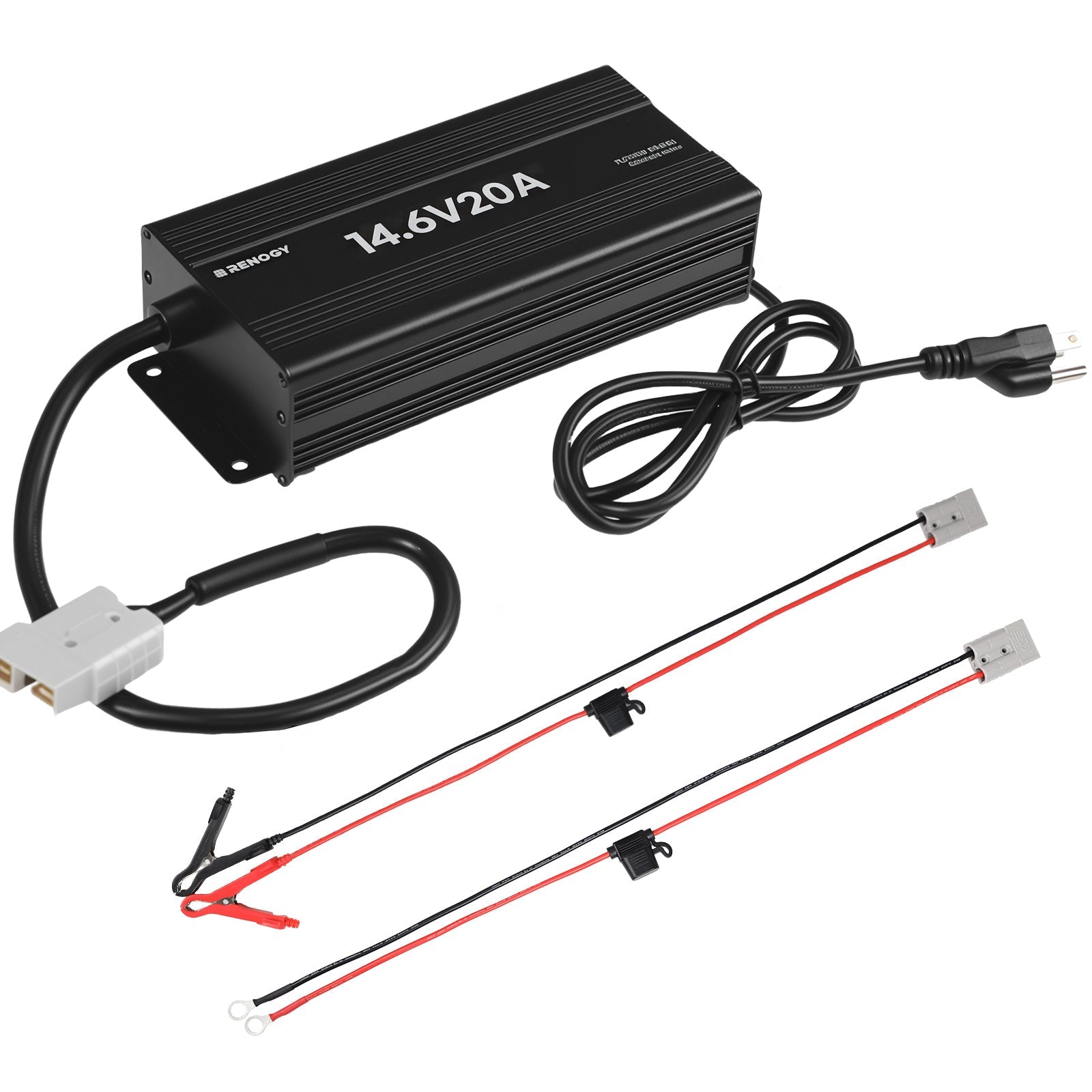 12V 20A/24V 10A AC-to-DC LFP Portable Battery Charger
