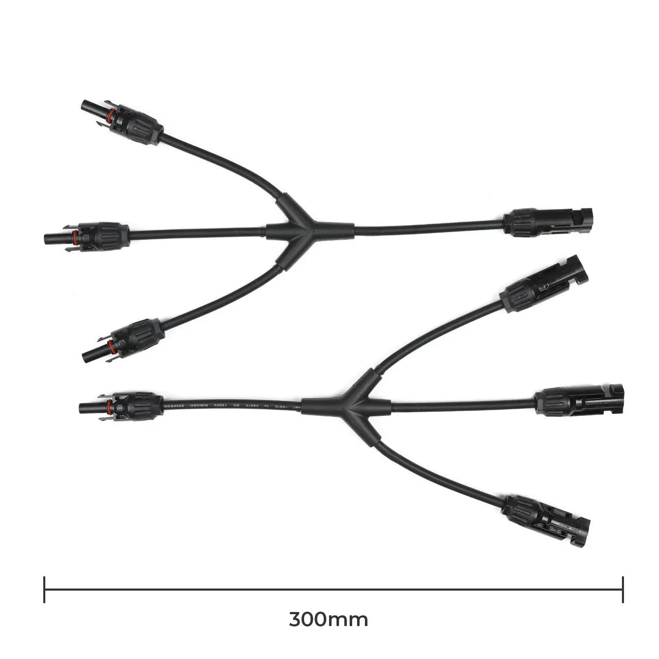 Solar Connectors M Branch Parallel Adapter Cable MMMF+FFFM Pair