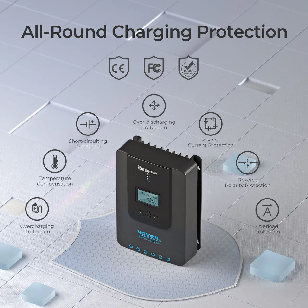 Rover Li 20 Amp MPPT Solar Charge Controller