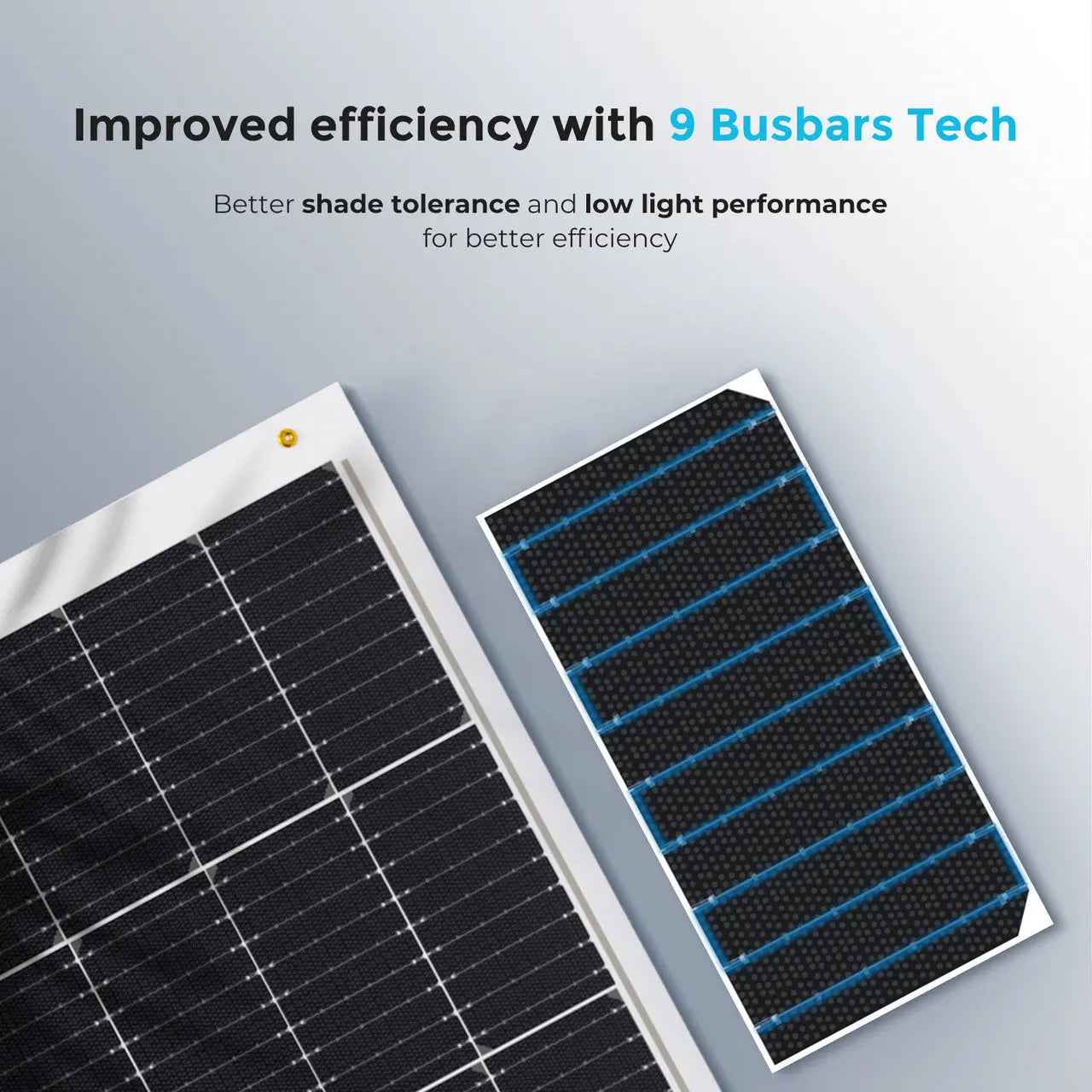 100W Lightweight Flexible Solar Panel
