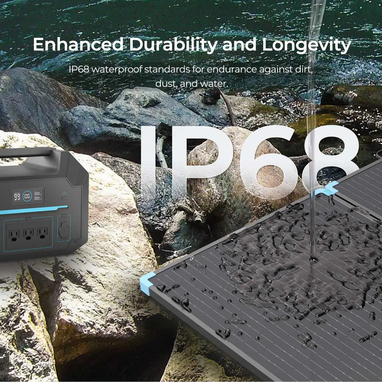 220W Lightweight Portable Solar Panel Suitcase