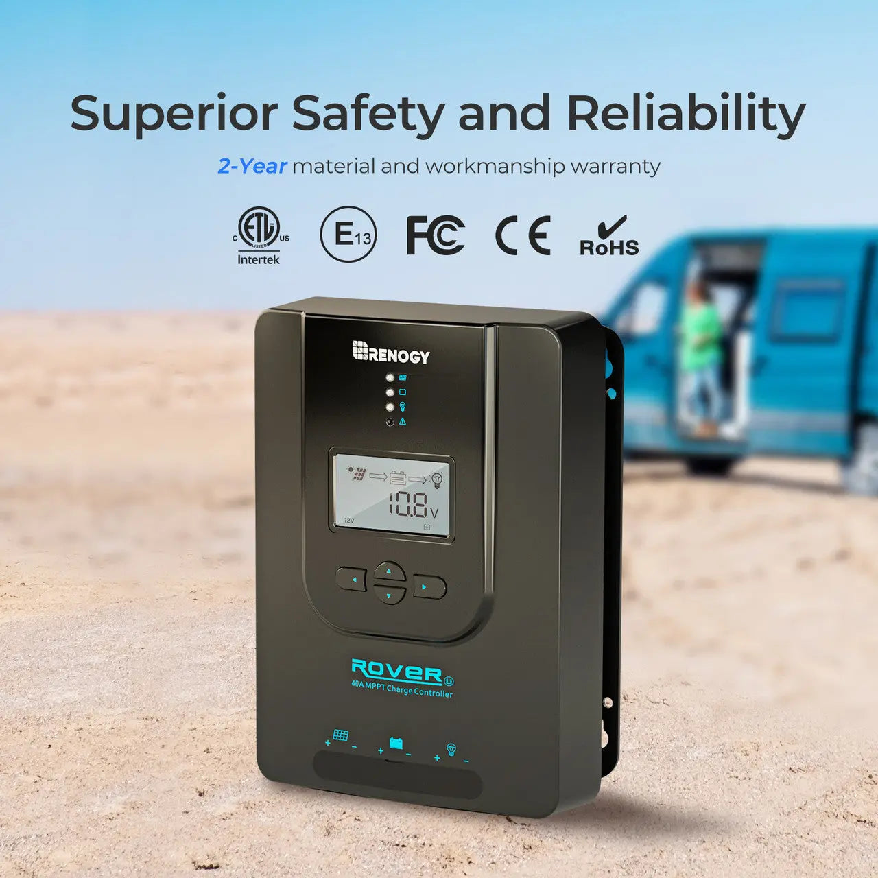 Rover Li 20/30/40 Amp MPPT Solar Charge Controller