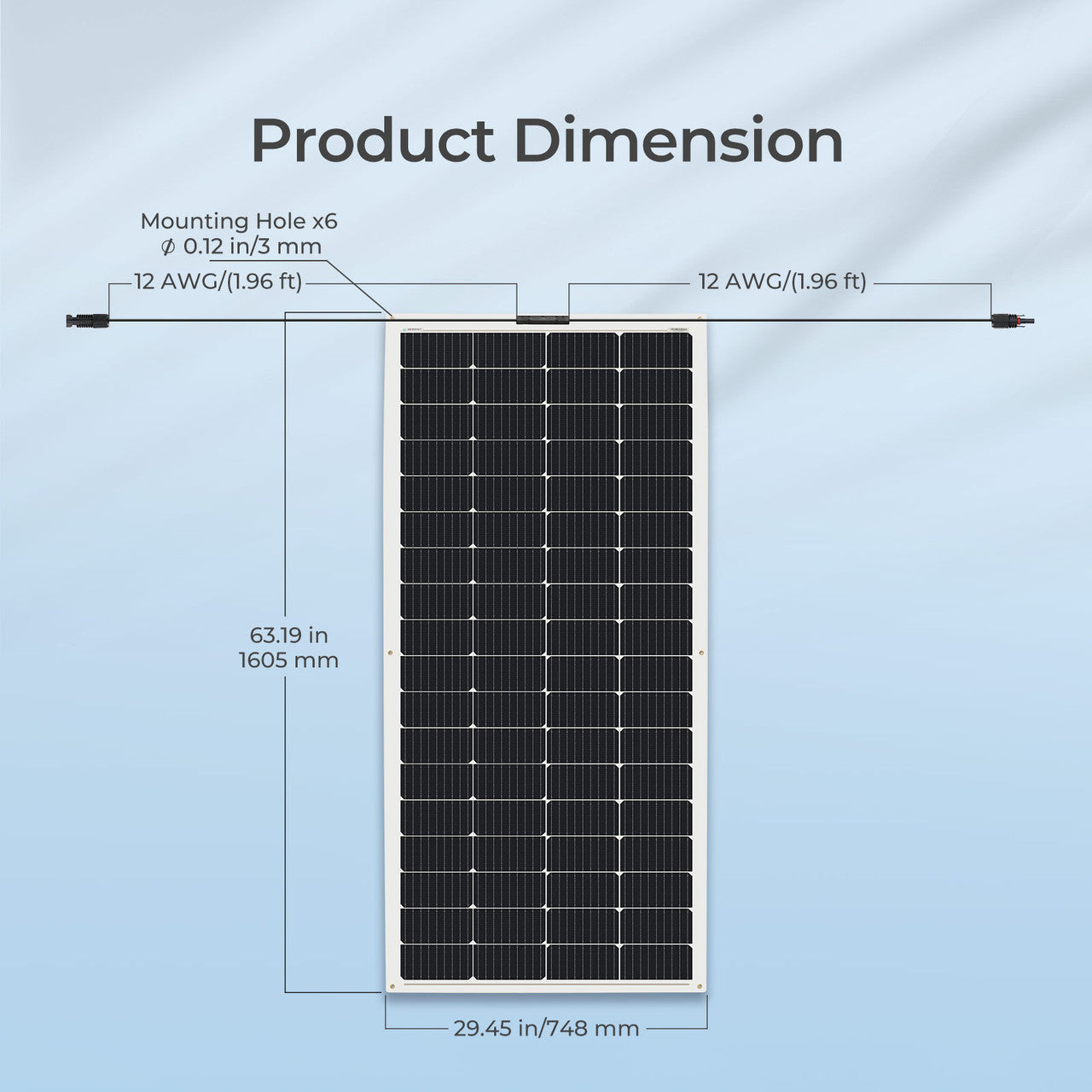 200W Flexible Solar Panel