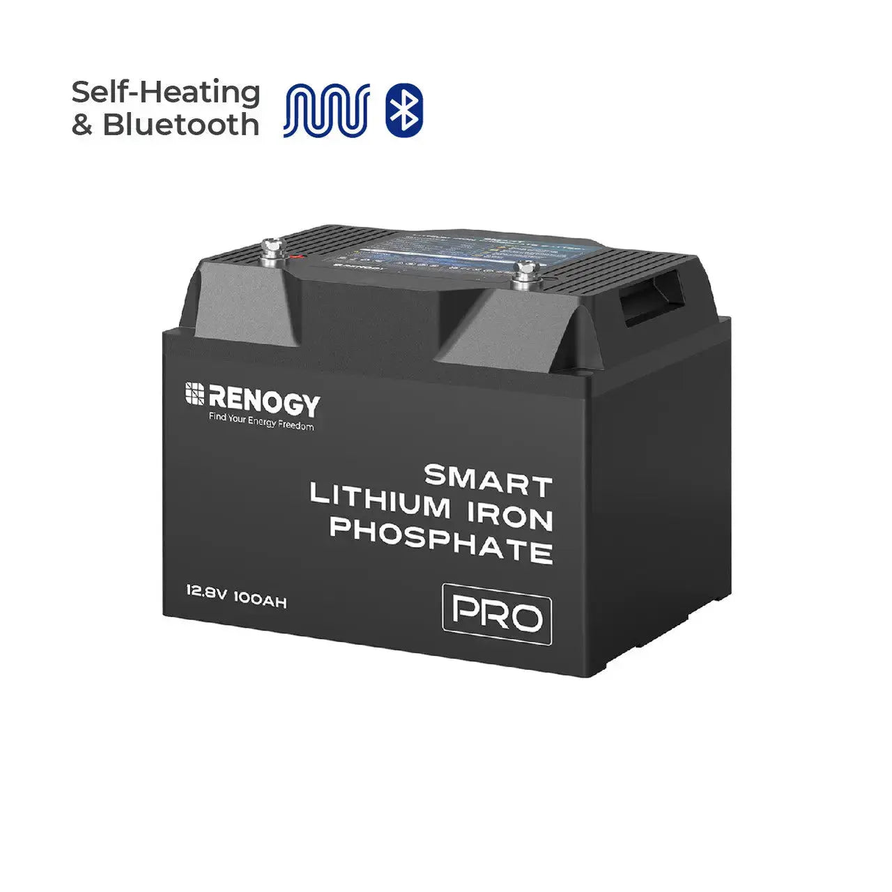 12V 100Ah/200Ah Smart LiFePO4 Battery w/ Bluetooth & Self-Heating | Pro Series