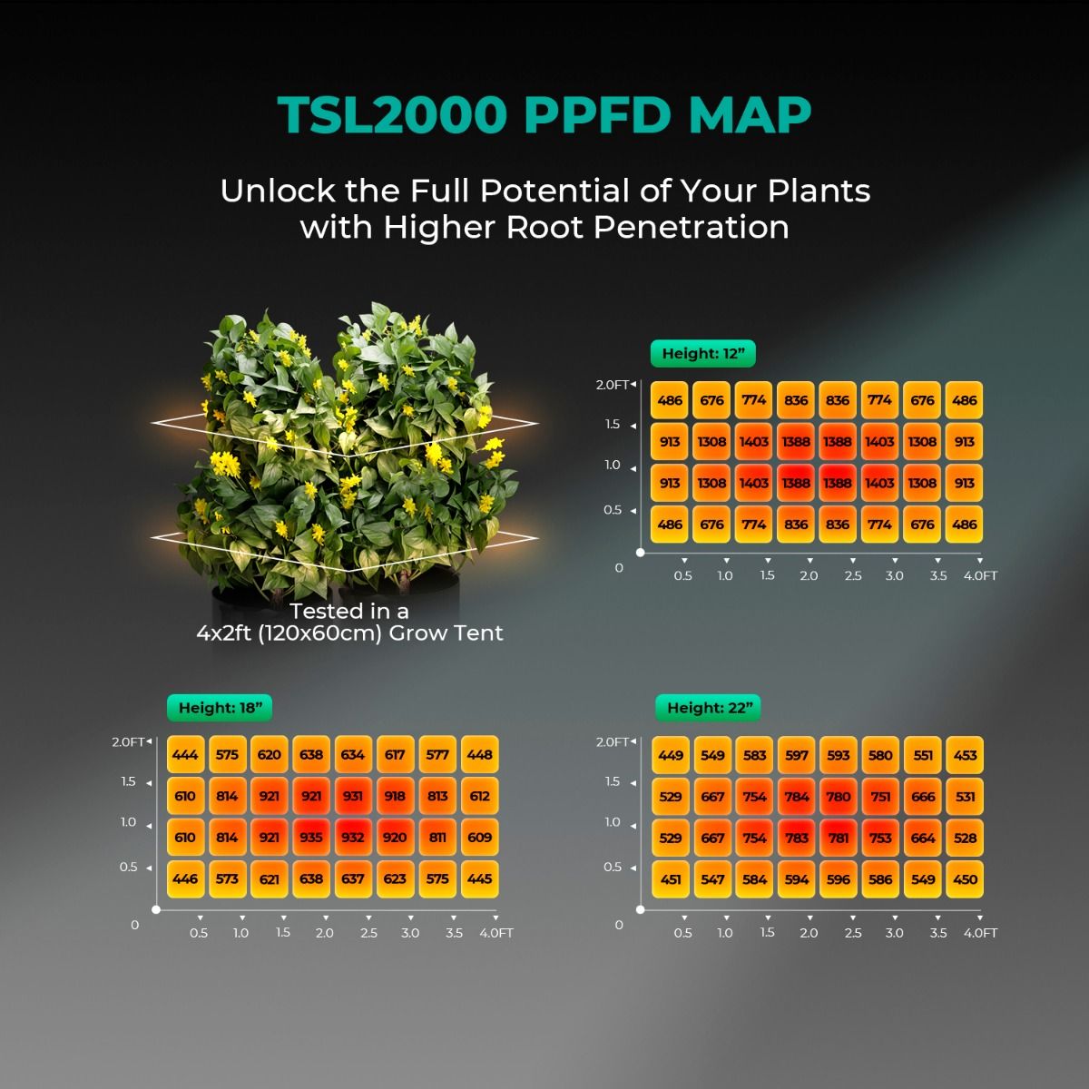 [2026 New Update] Mars Hydro TSL 2000 Full Spectrum Dimmable 300W LED Grow Light - Usage View
