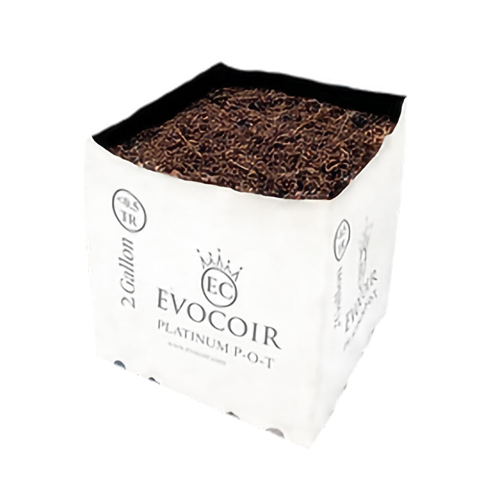 Evocoir Platinum - Coco Grow Media Open Top Grow Bags with Filter