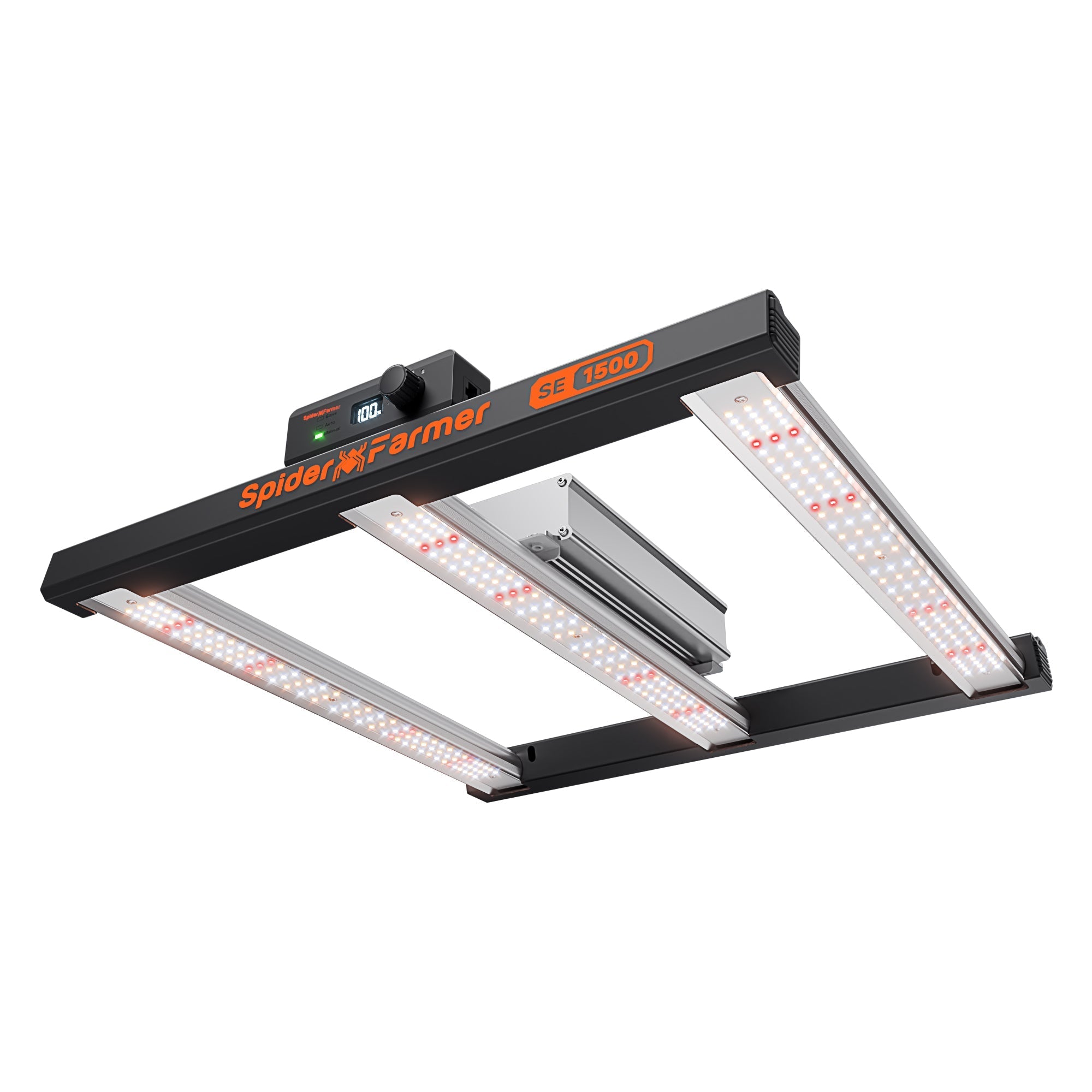 Spider Farmer SE1500 150W Led Grow Light Bluetooth & WiFi Smart APP Control Dimmable High Efficacy for 2x2FT