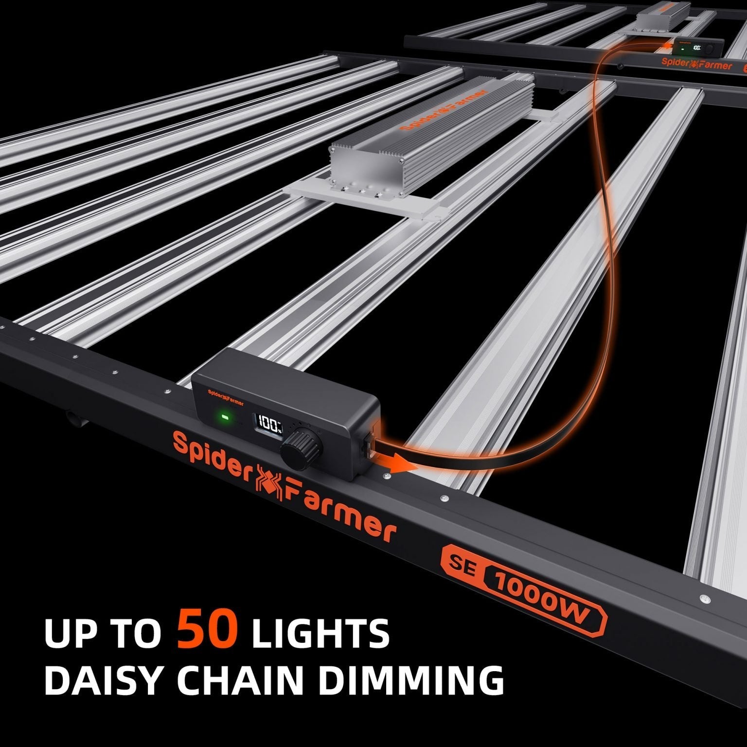Spider Farmer SE1000W LED Grow Light Samsung LM301H EVO Bluetooth & WiFi Smart APP Control Dimmable Commercial Vertical Farming