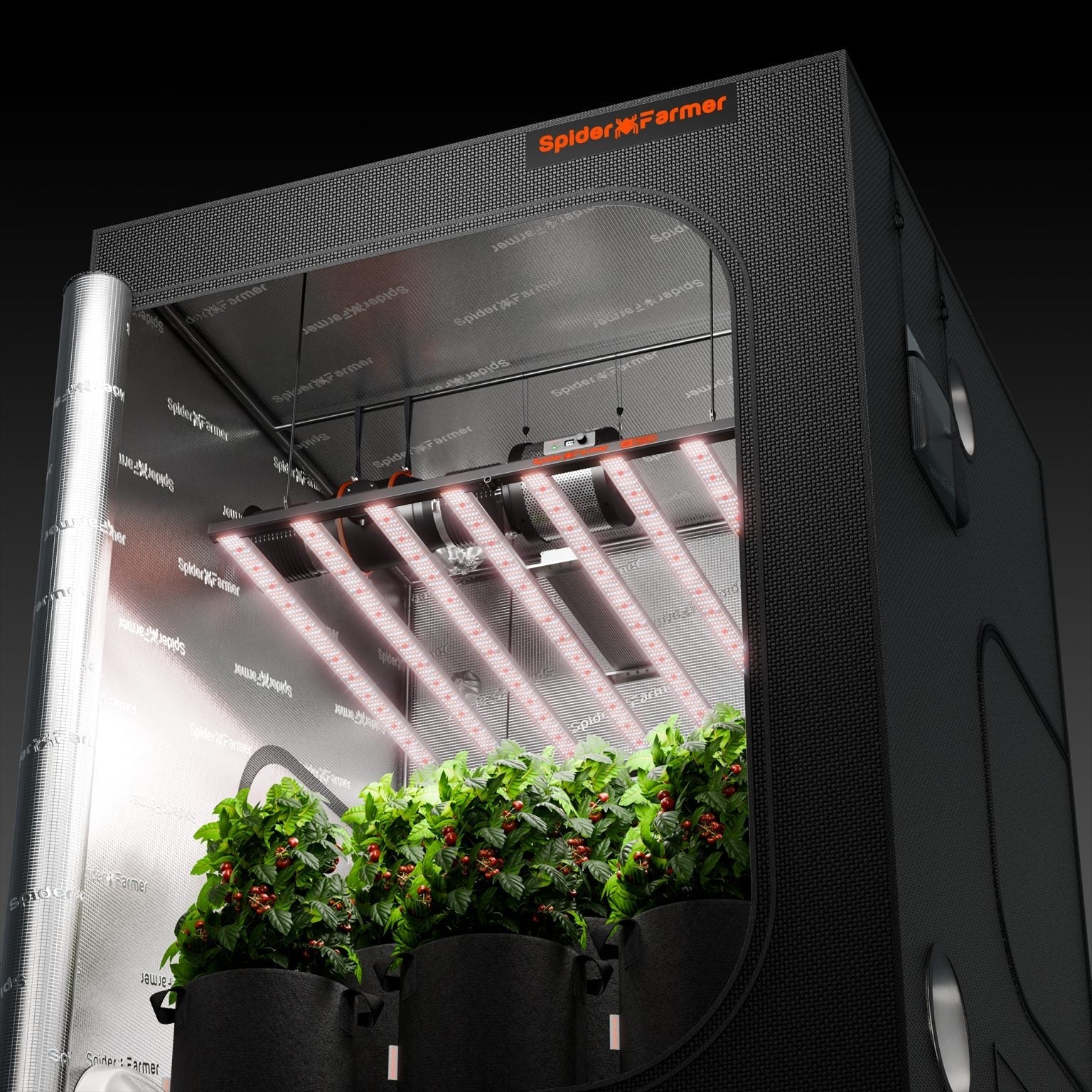 Spider Farmer SE1000W LED Grow Light Samsung LM301H EVO Bluetooth & WiFi Smart APP Control Dimmable Commercial Vertical Farming