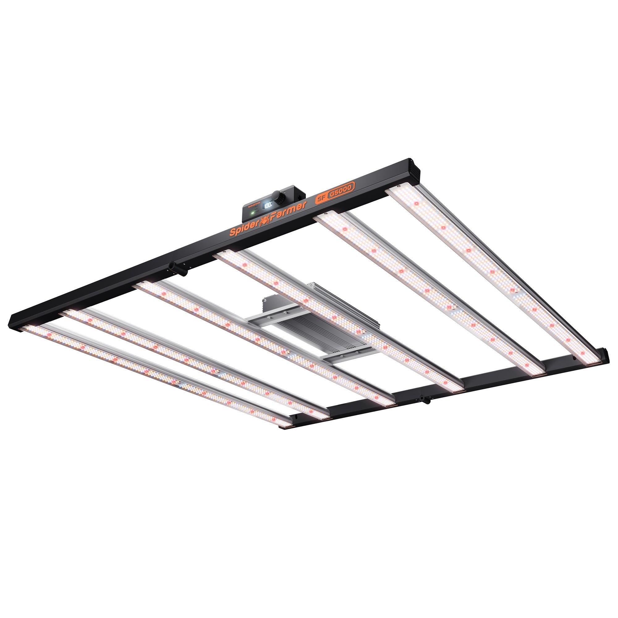 Spider Farmer G5000 480W WiFi & Bluetooth App-Controlled Dimmable Cost effective Full Spectrum High Yield Commercial LED Grow Light for 4X4 Grow Tent