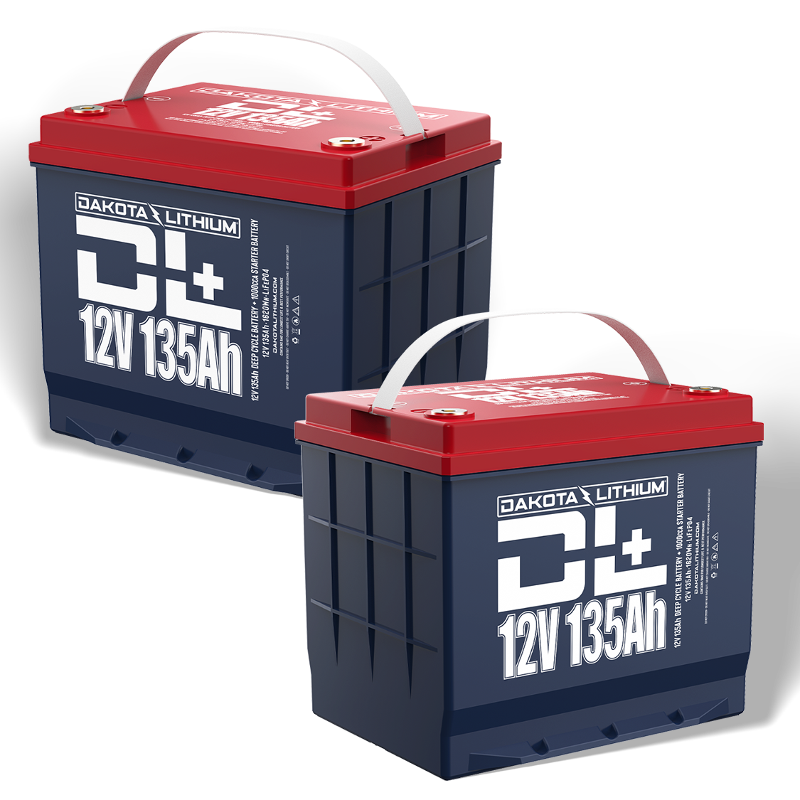 DL+ 24V 135Ah Dual Purpose Trolling Motor Battery Set
