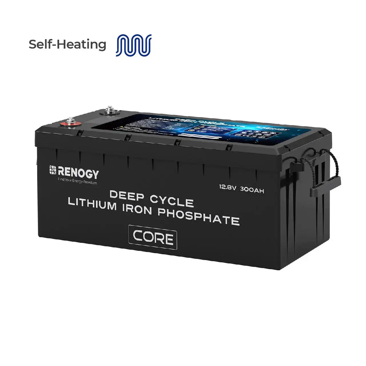 12V 300Ah LiFePO4 Battery w/ Low-Temperature Protection