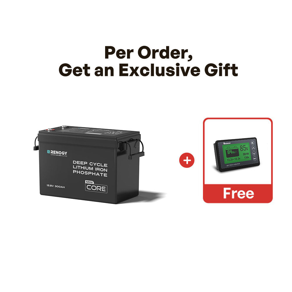 Mini Size 12V 300Ah LiFePO4 Battery w/ Low-Temperature Protection