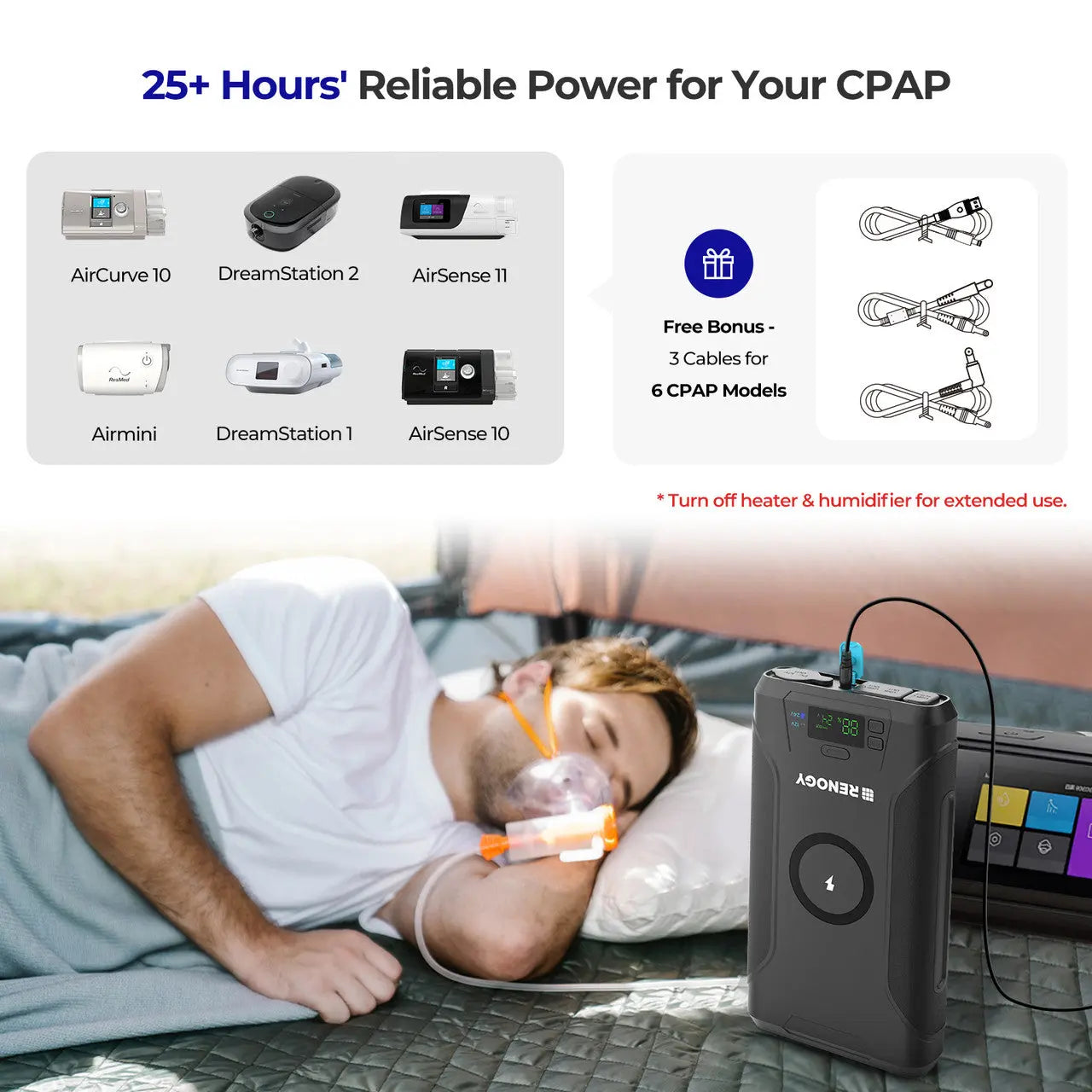 2025 Renogy Upgraded 76,800mAh 276Wh Power Bank