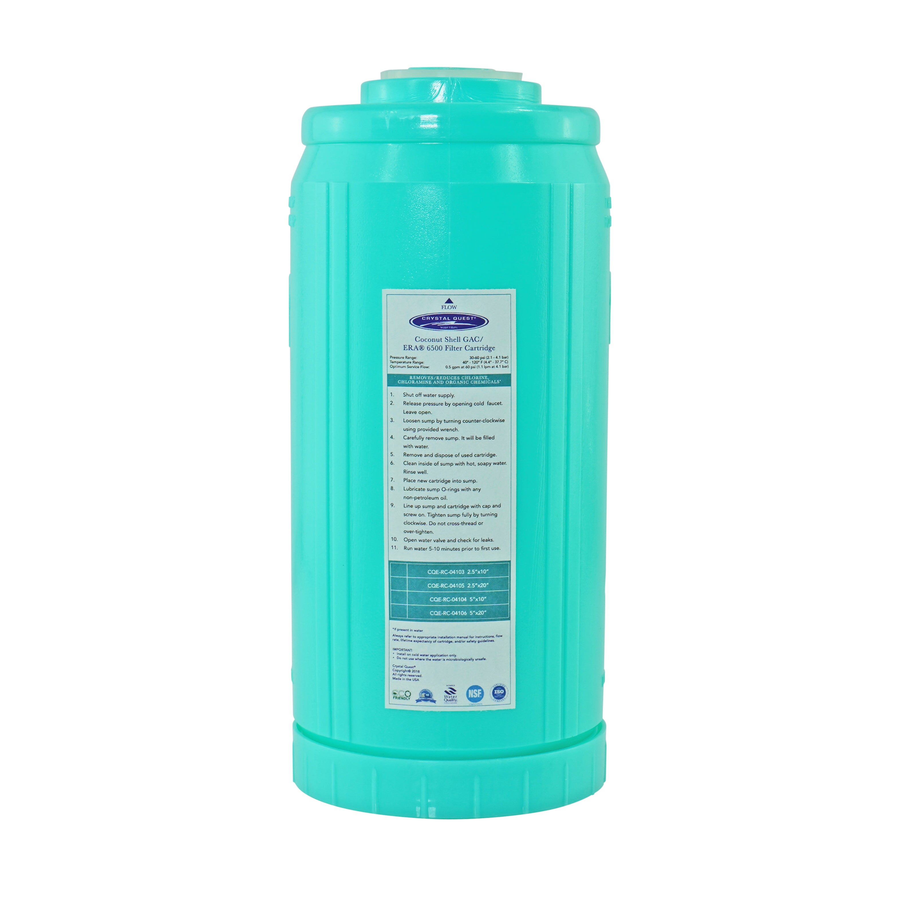 GAC Filter Cartridge (Coconut Shell Granular Activated Carbon)