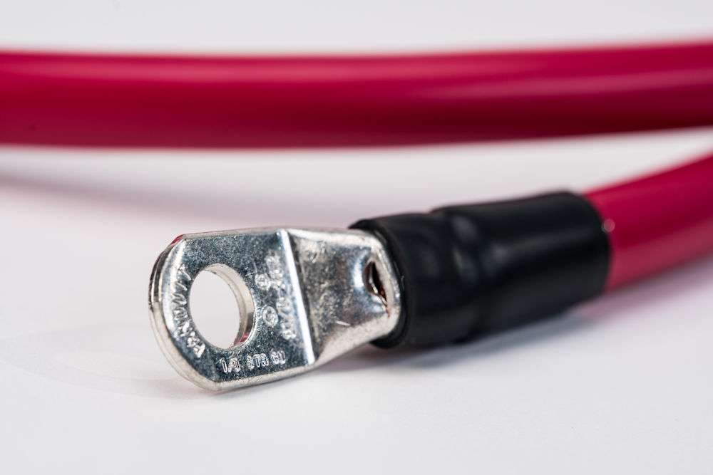Inverters R Us Custom Heavy Duty Terminated Welding Cables 9 inch to 20ft
