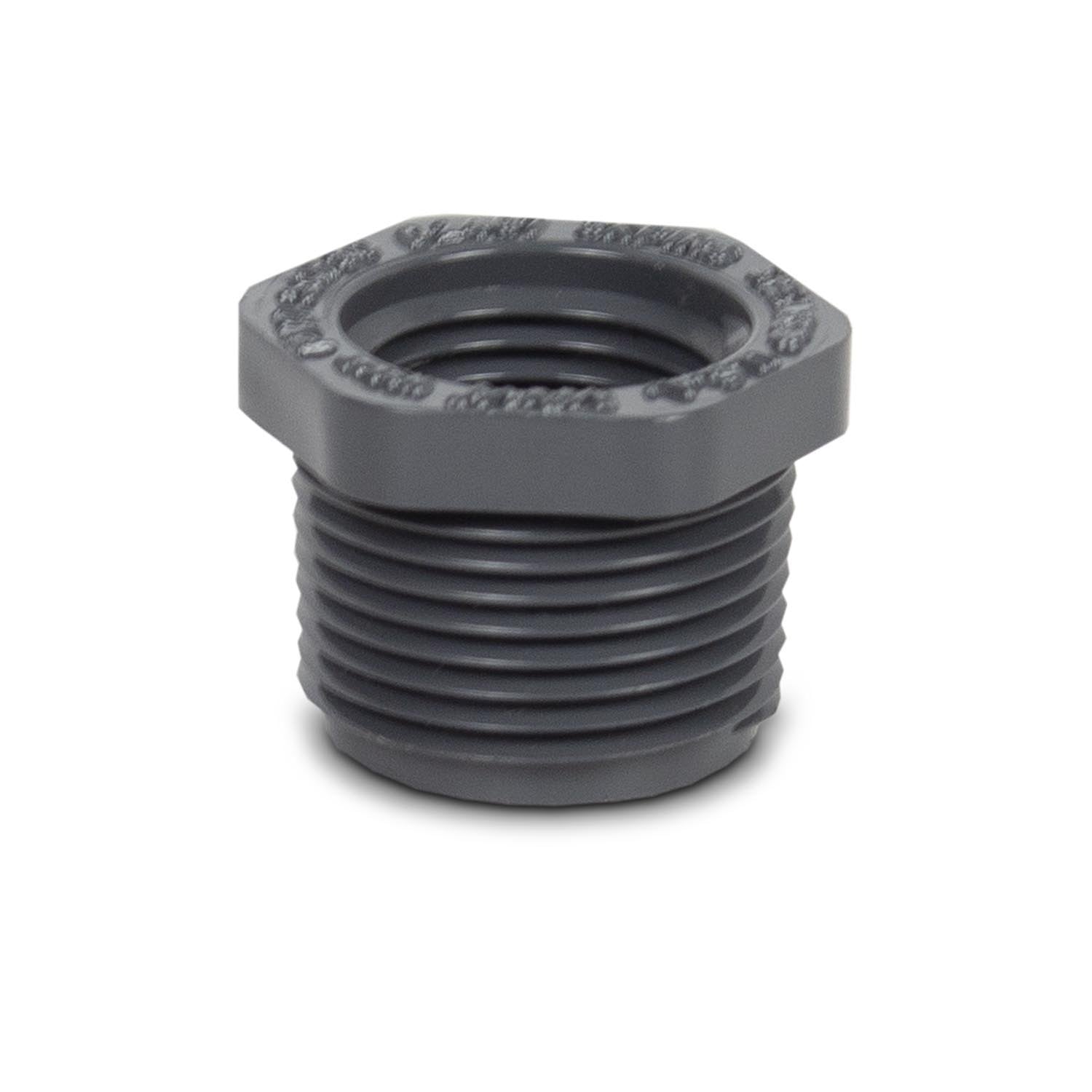 4" SS Housing PVC End Plug 1/2" & 3/4" FNPT