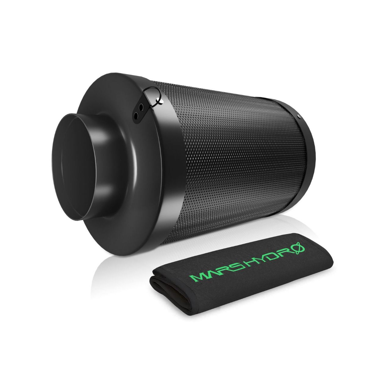 Mars Hydro 4 Inch Refillable Carbon Filter Odor Control - Front View