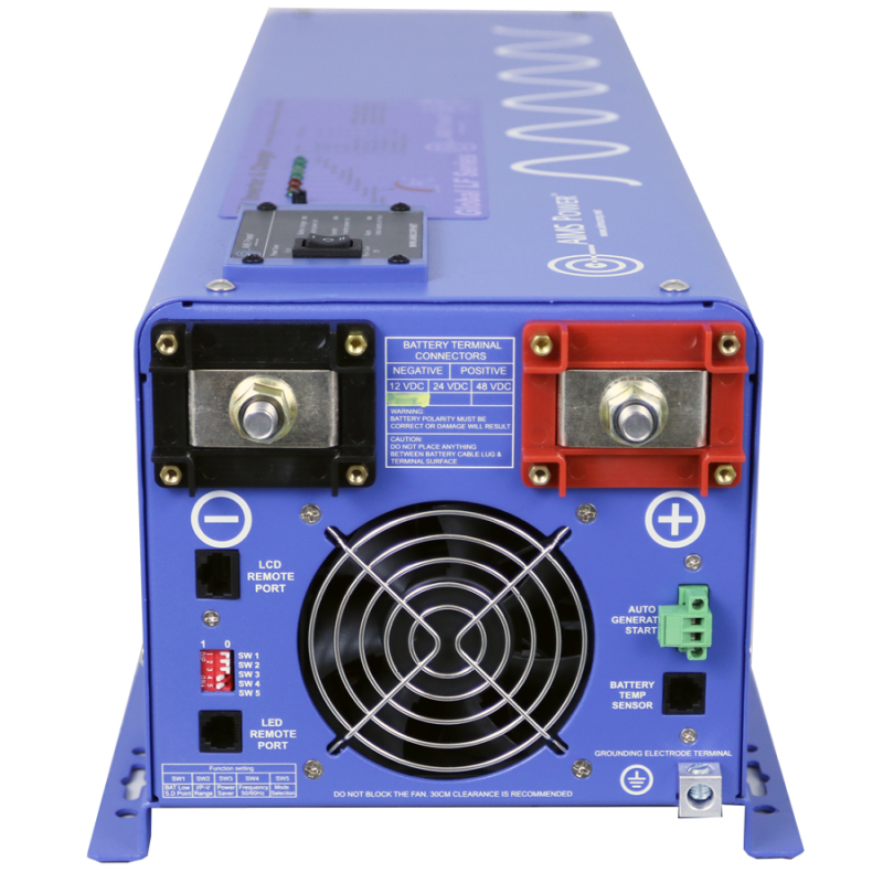Inverters R Us Aims 6000 Watt 48V Pure Sine Power Inverter Charger PICOGLF60W48V120V