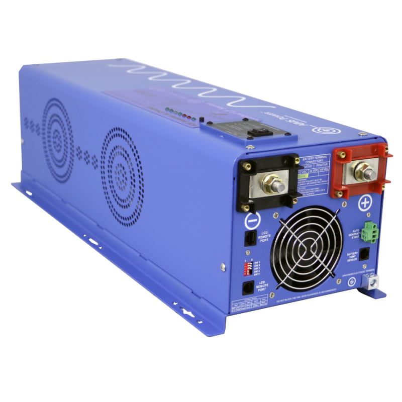 Inverters R Us Aims 6000 Watt 48V Pure Sine Power Inverter Charger PICOGLF60W48V120V