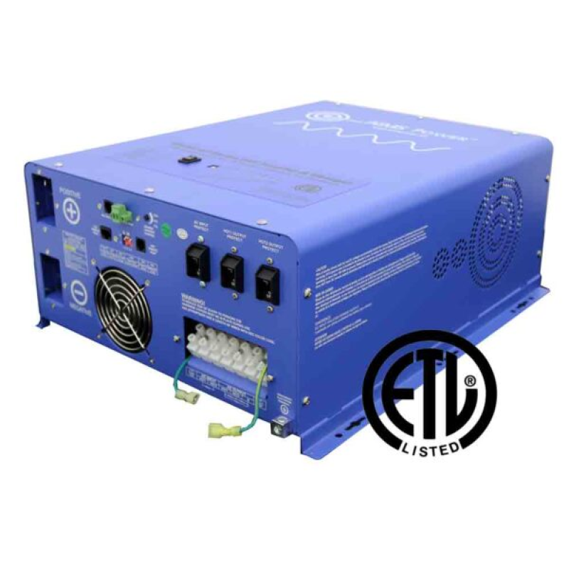 Inverters R Us Spartan Power 4400 Watt 48V 120/240V Pure Sine Wave Inverter Charger SP-IC4448