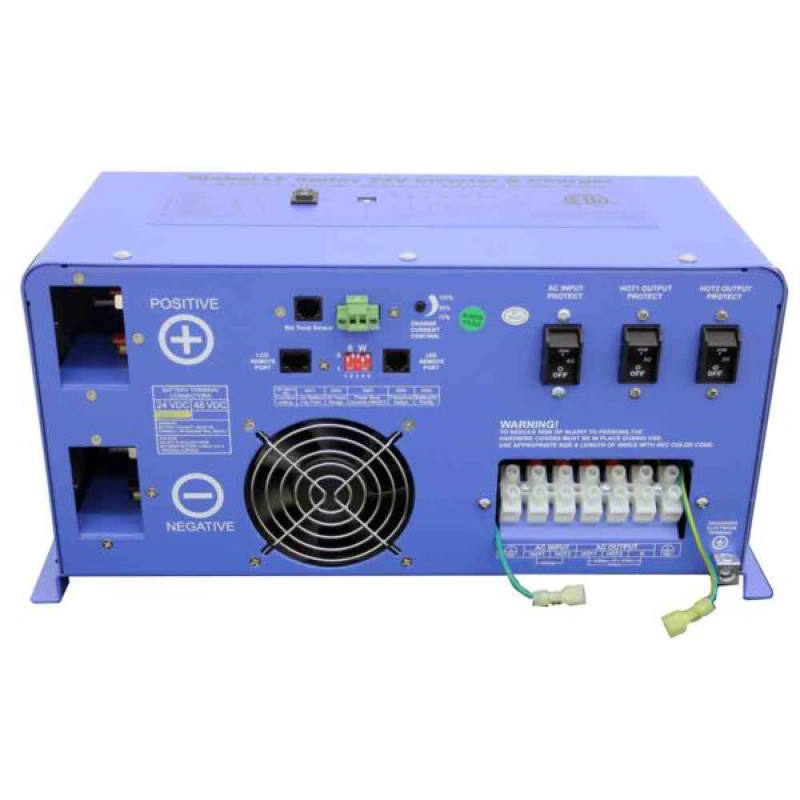 Inverters R Us Spartan Power 6600 Watt 48V 120/240V Pure Sine Wave Inverter Charger SP-IC6648