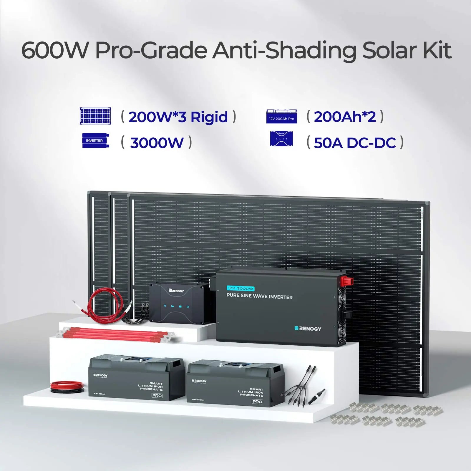 ShadowFlux 120/200W N-Type High Efficiency Anti-Shading Solar Panel