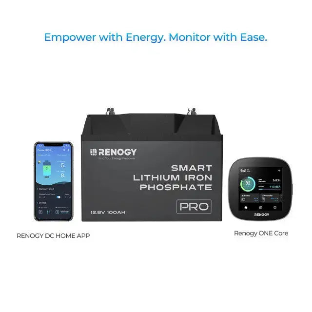 12V 100Ah/200Ah Smart LiFePO4 Battery w/ Bluetooth & Self-Heating | Pro Series