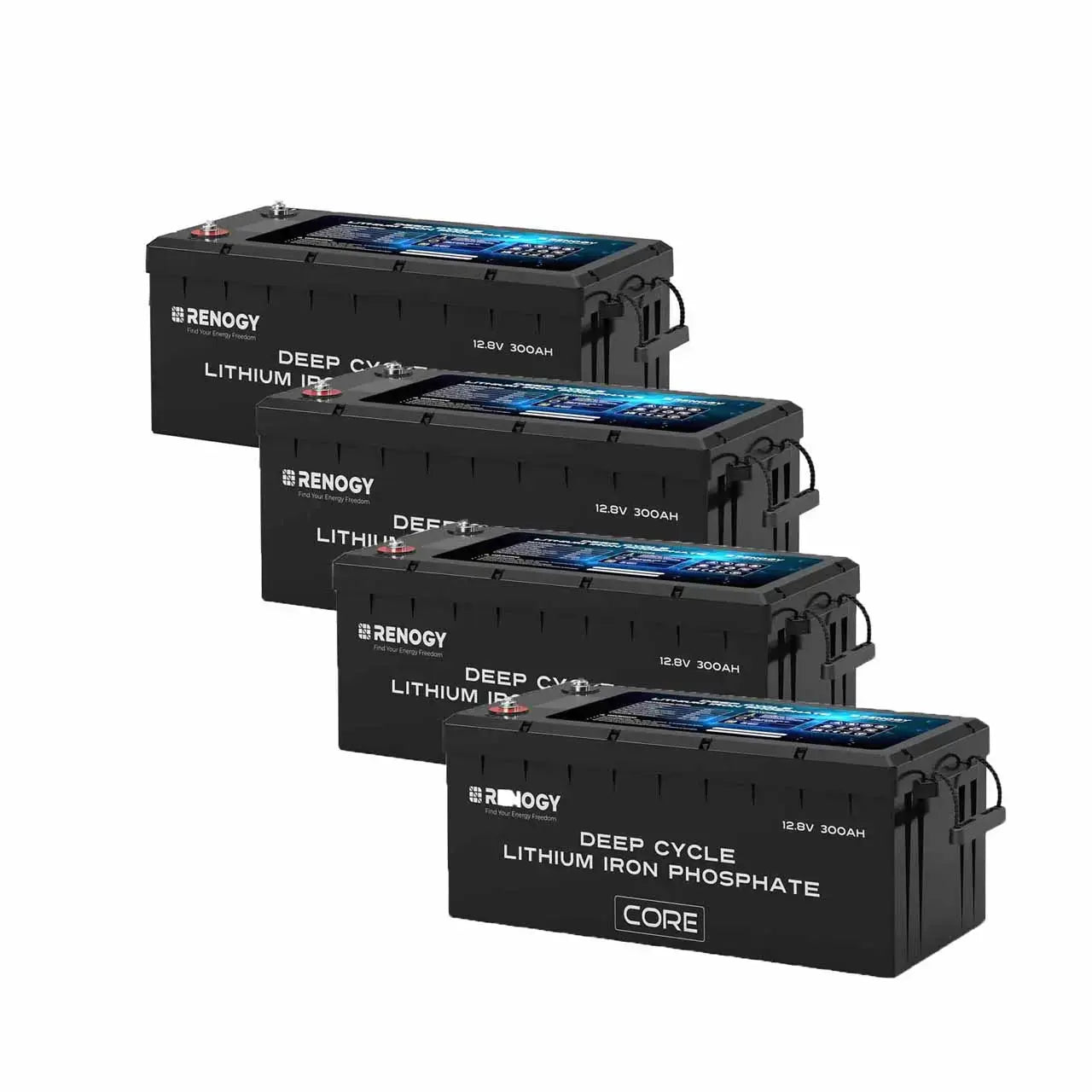 12V 300Ah Deep Cycle Lithium Iron Phosphate Battery w/Self-Heating | Core Series