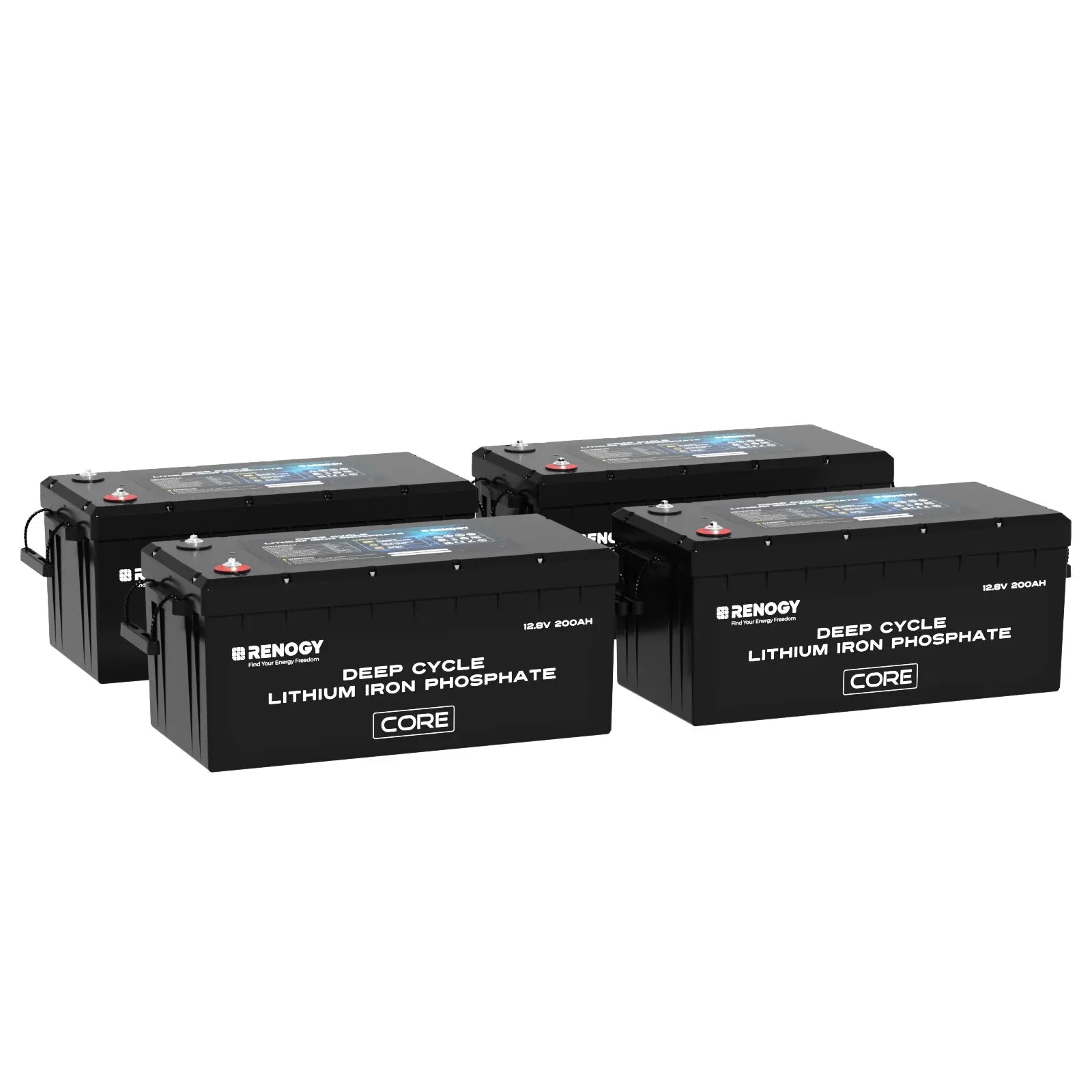 12V 200Ah Deep Cycle Lithium Iron Phosphate Battery Core Series