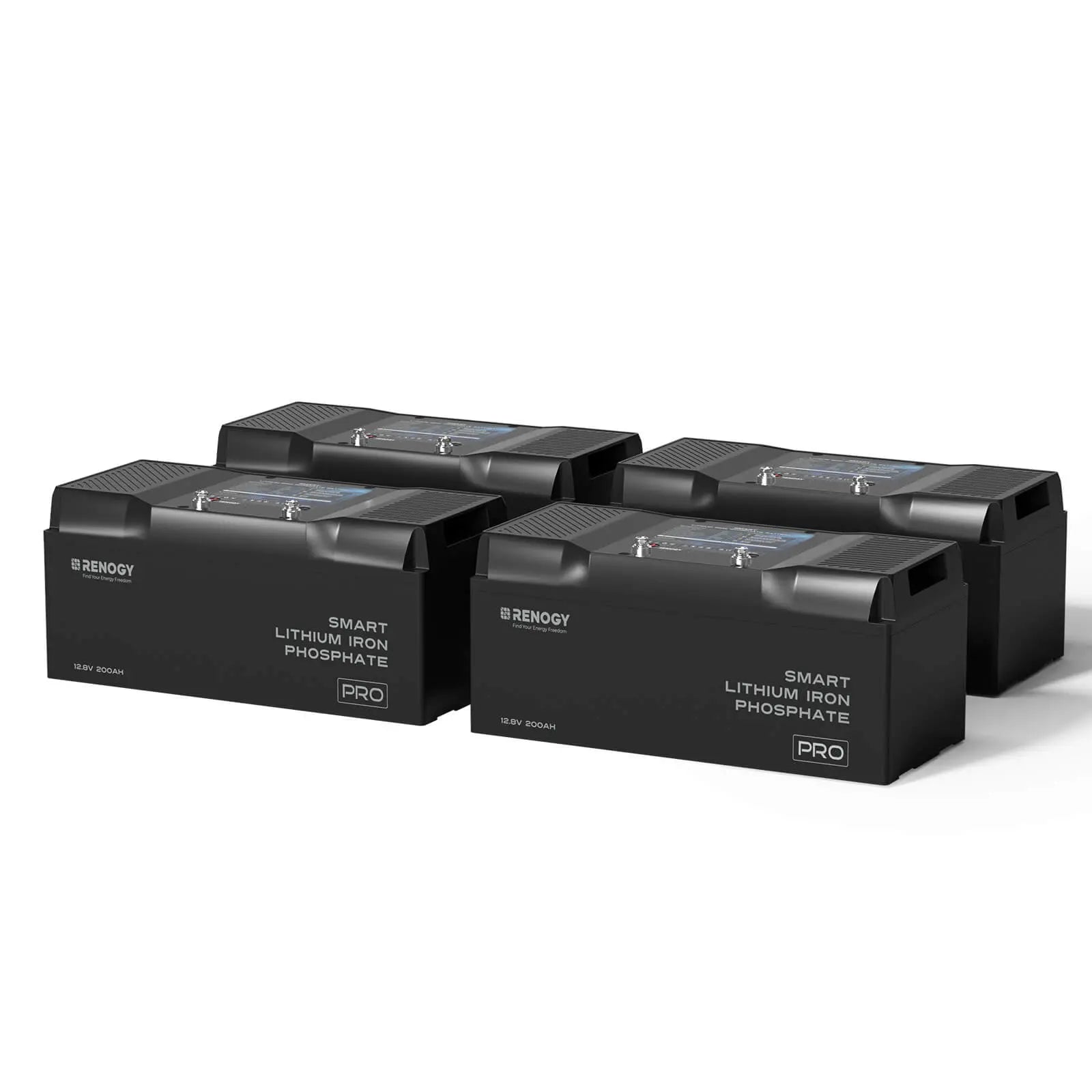 12V 100Ah/200Ah Smart LiFePO4 Battery w/ Bluetooth & Self-Heating | Pro Series