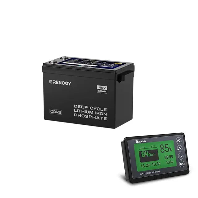 48V 50Ah Smart Lithium Iron Phosphate Battery w/Self-heating | Core Series