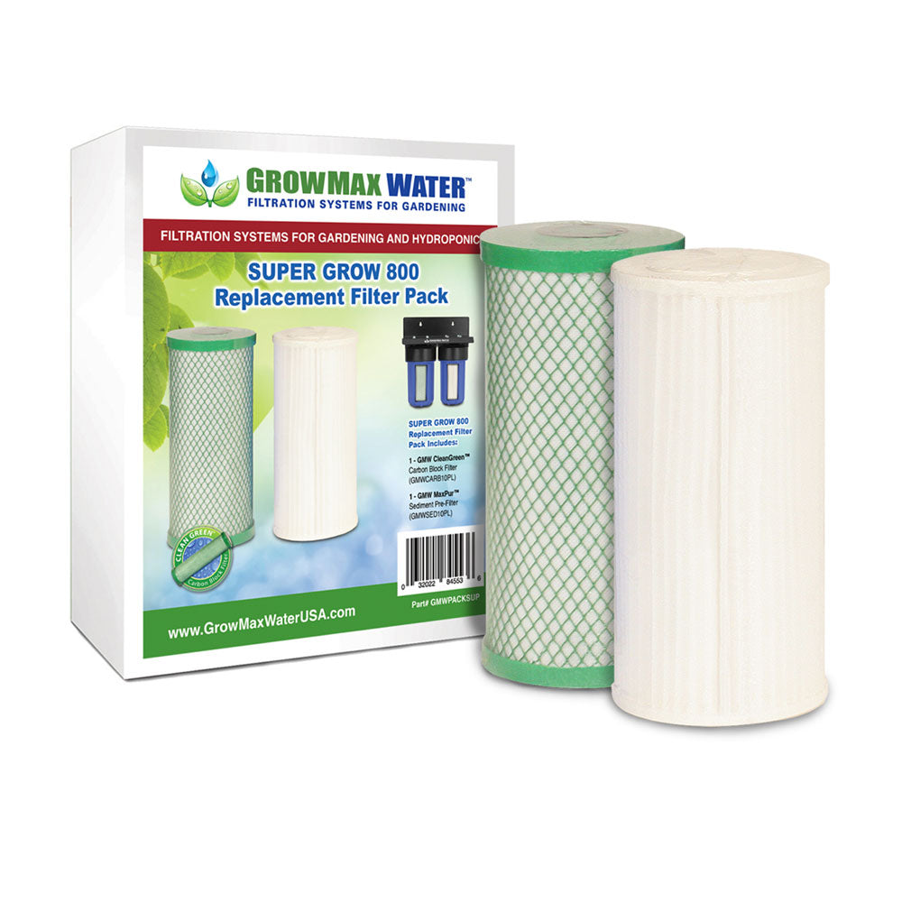 GrowMax Water Replacement Filters for Super Grow 800