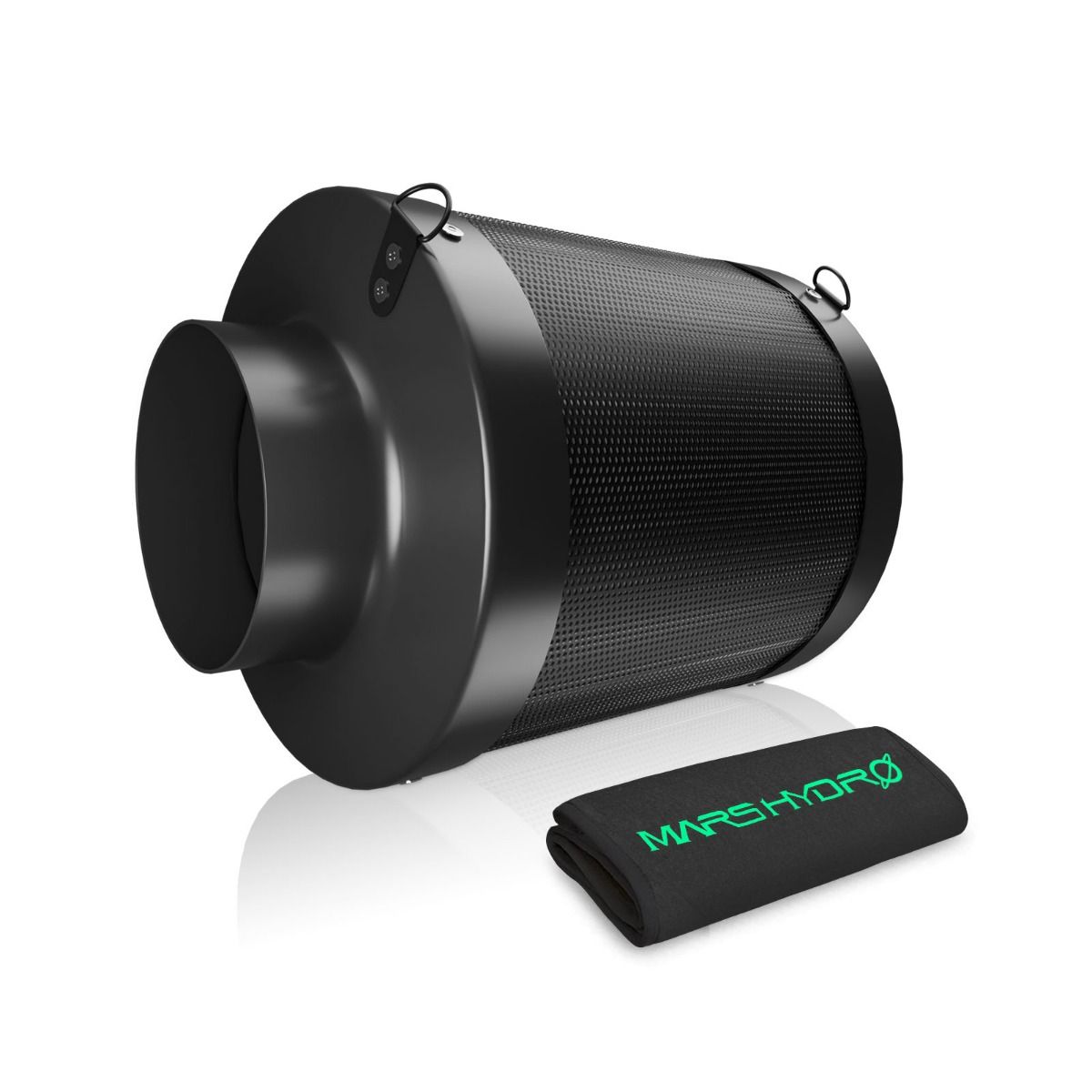 Mars Hydro 6 Inch Refillable Carbon Filter Odor Control (Pre-order ship before Mar. 15) - Front View
