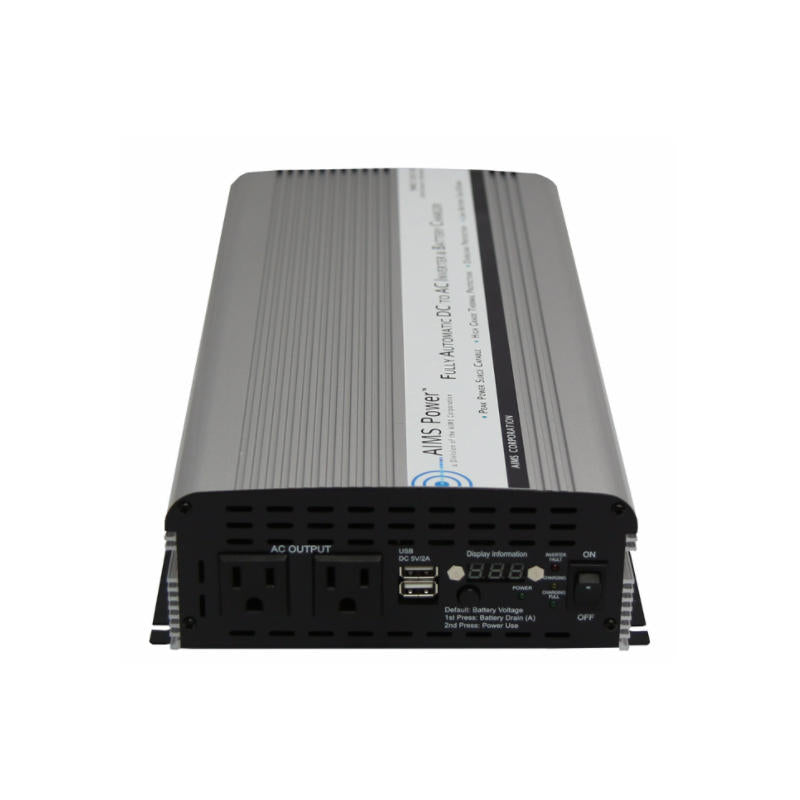 Inverters R Us Aims 2500 Watt 12V Pure Sine Wave Inverter Charger