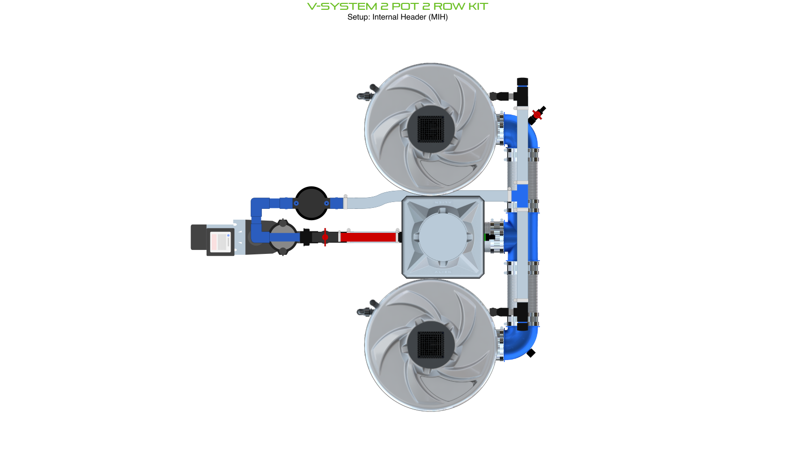 ALIEN V-SYSTEM 2 Pot 2 Row Kit