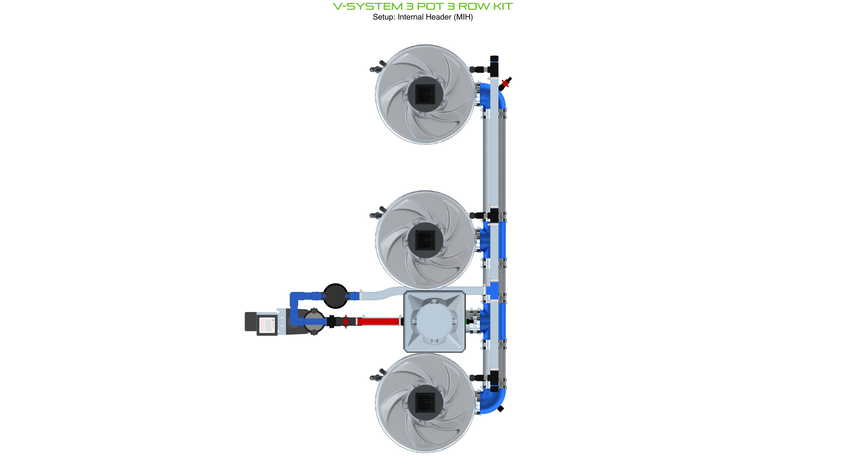 ALIEN V-SYSTEM 3 Pot 3 Row Kit