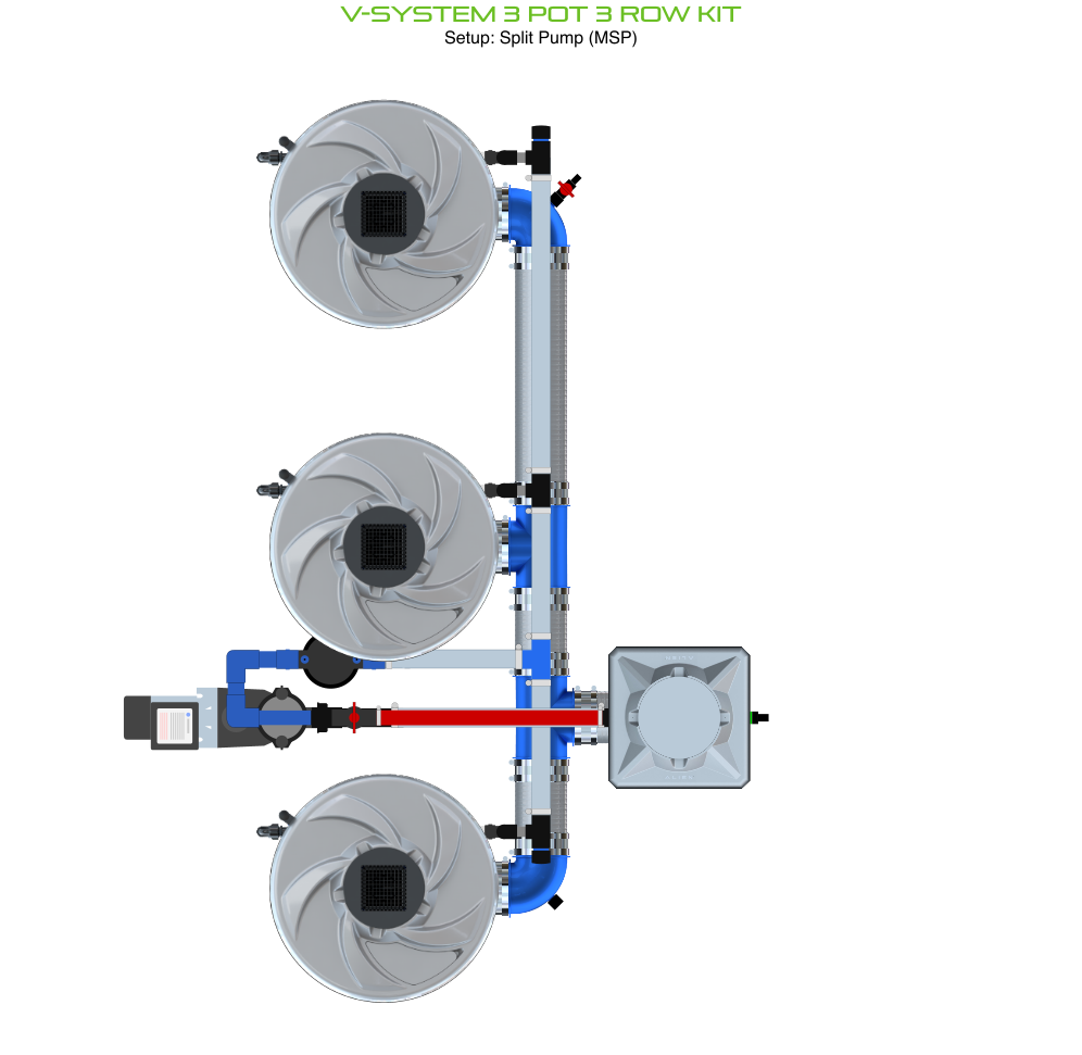 ALIEN V-SYSTEM 3 Pot 3 Row Kit