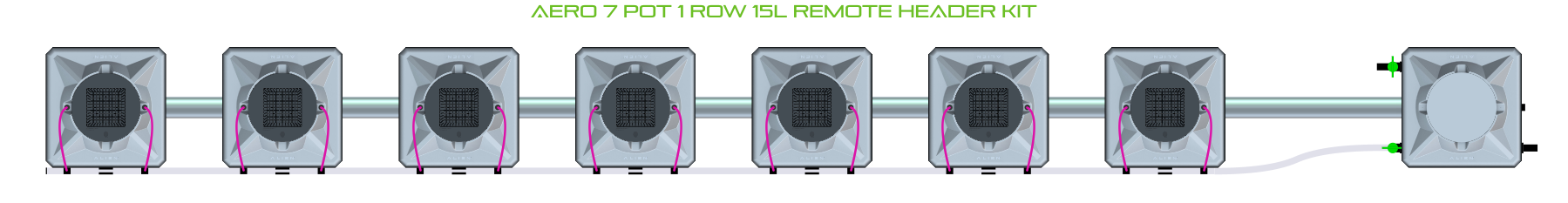 ALIEN AERO 7 Pot 1 Row Kit
