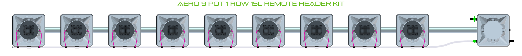 ALIEN AERO 9 Pot 1 Row Kit