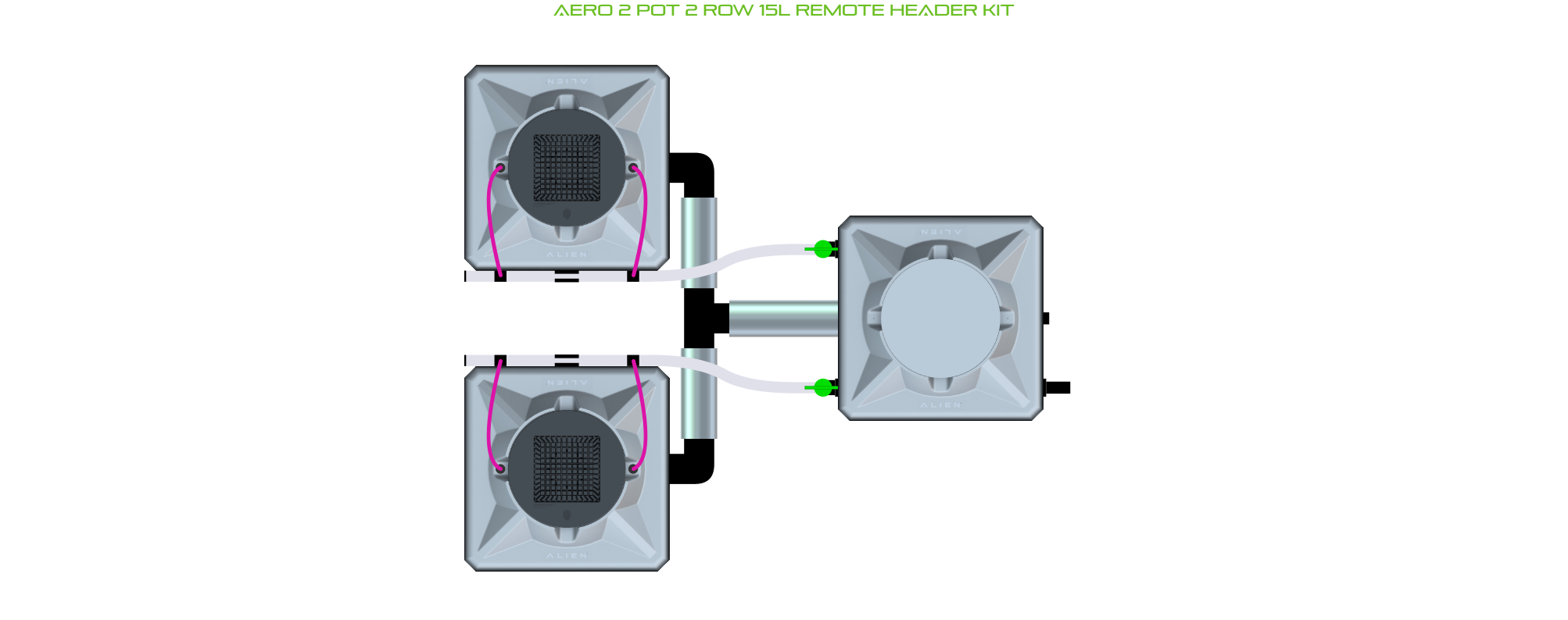 ALIEN AERO 2 Pot 2 Row Kit