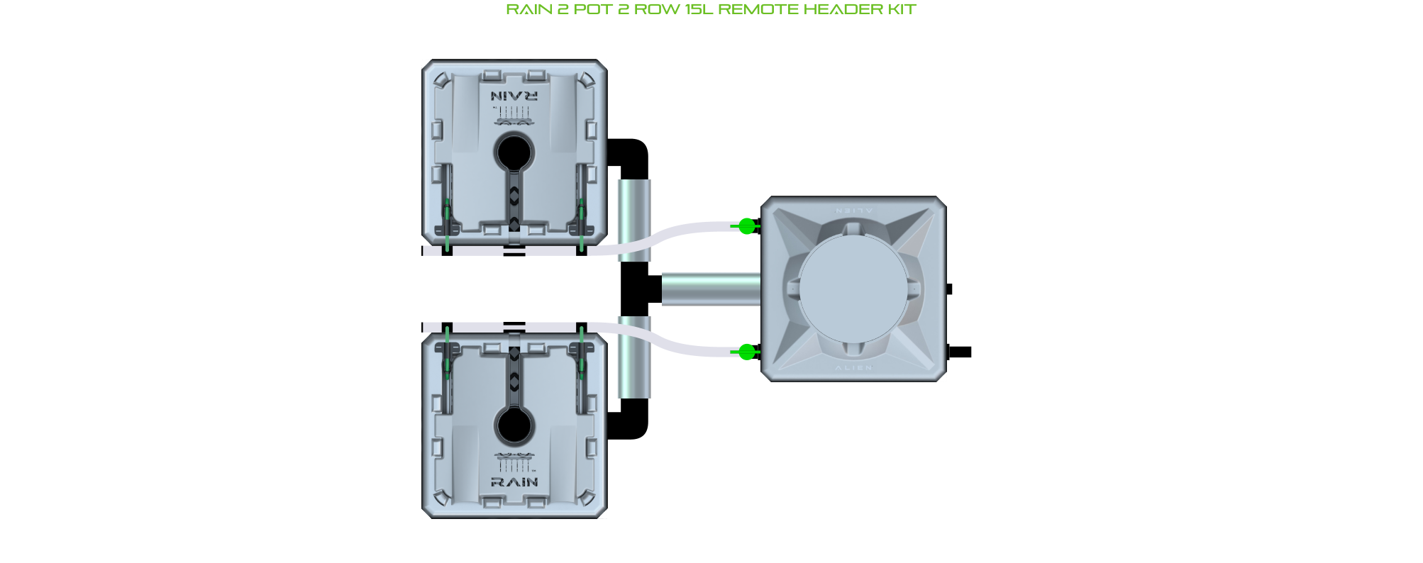 ALIEN RAIN 2 Pot 2 Row Kit