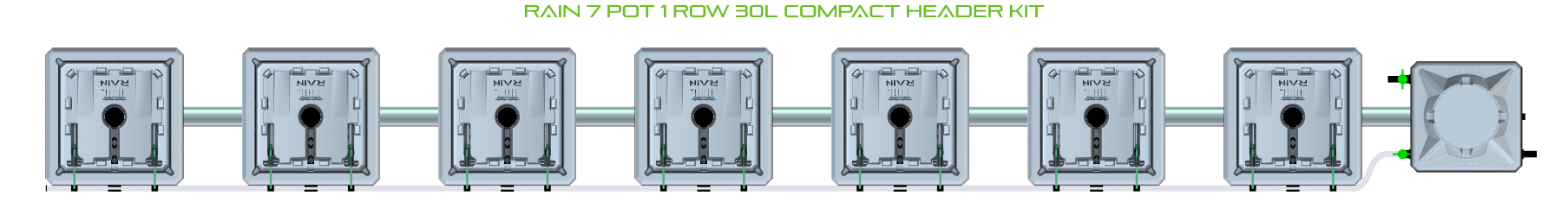 ALIEN RAIN 7 Pot 1 Row Kit