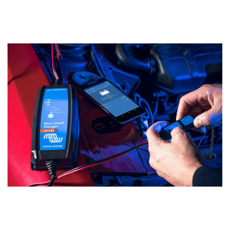 Inverters R Us Victron IP65 6V 12V and 24V Blue Smart Battery Chargers with Bluetooth