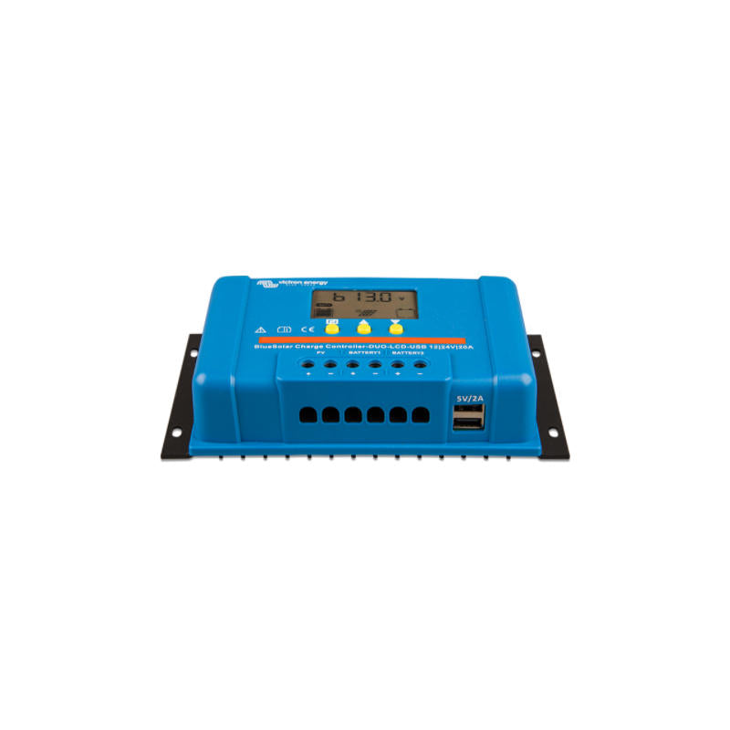 Inverters R Us Victron Energy BlueSolar PWM Charge Controller LCD and USB