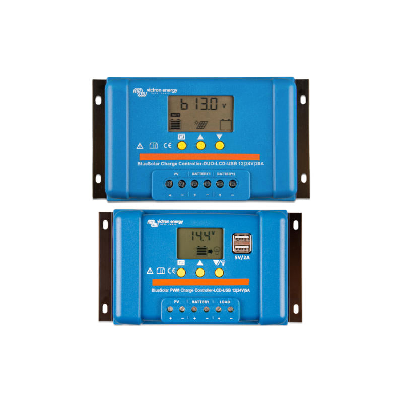Inverters R Us Victron Energy BlueSolar PWM Charge Controller LCD and USB