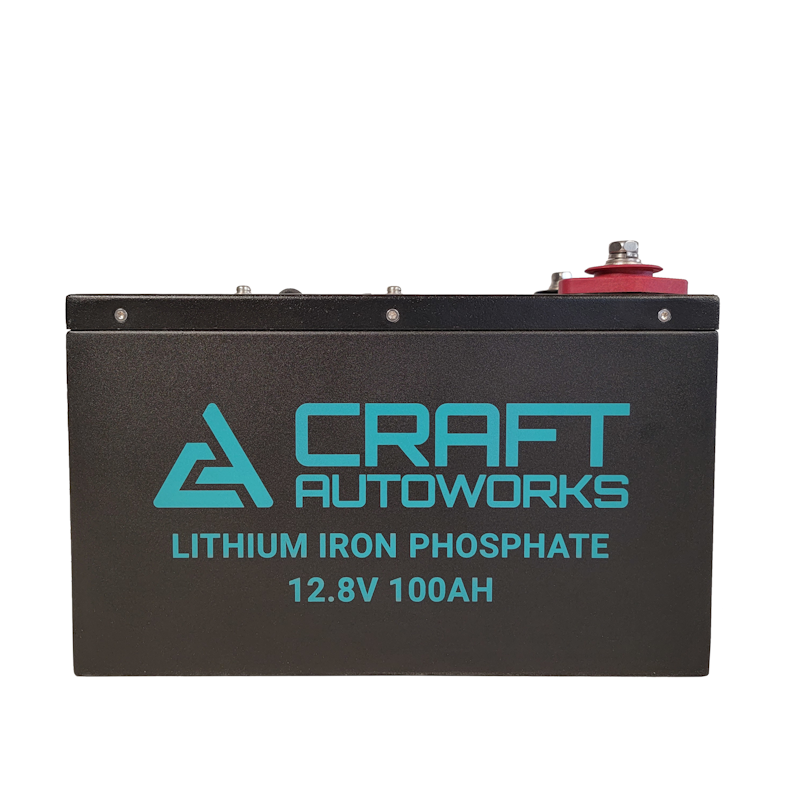 Inverters R Us Craft Autoworks 100Ah Battery 12V LiFePO4 Battery CA12100