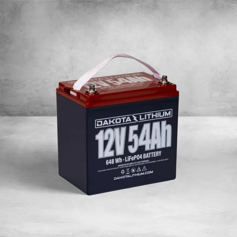 Inverters R Us Dakota Lithium 12V 54Ah Deep Cycle LiFePO4 Battery