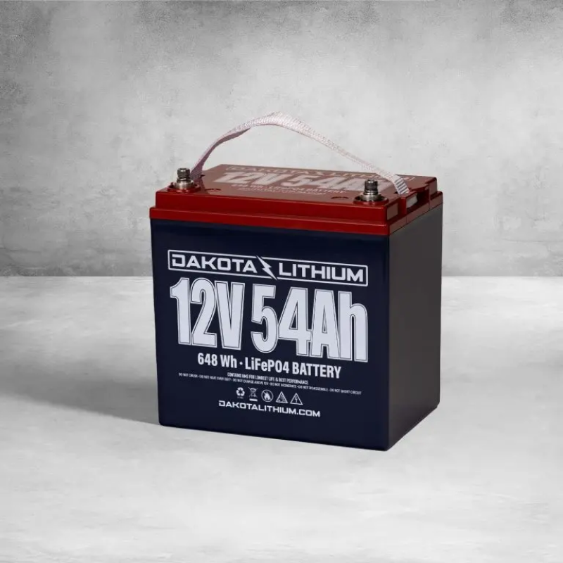 Inverters R Us Dakota Lithium 12V 54Ah Deep Cycle LiFePO4 Battery