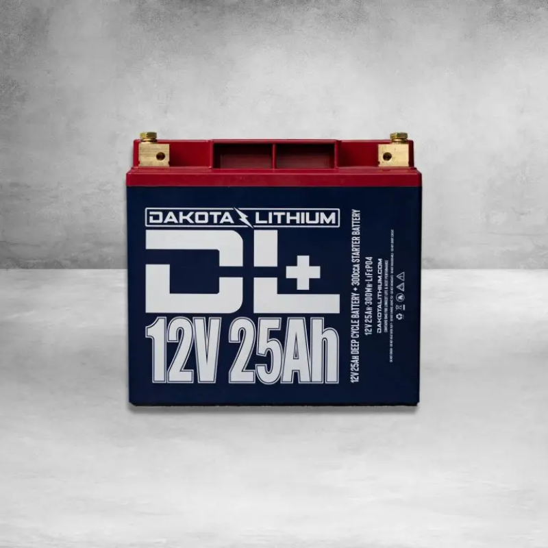 Inverters R Us Dakota Lithium Plus 12V 25Ah 300CCA Battery